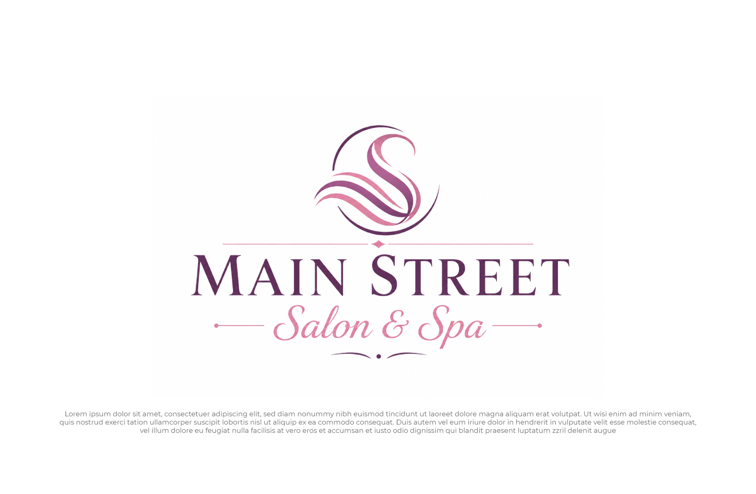 Diseño de Logo por Jack Designz para Main Street Salon & Spa | Diseño #37445205