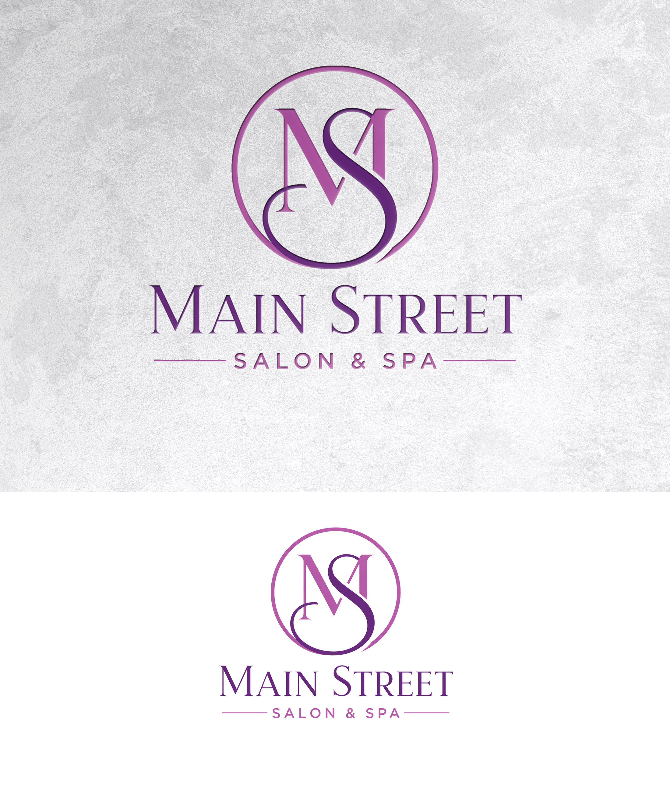 Logo Design by zamdi for Main Street Salon & Spa | Design #37446827