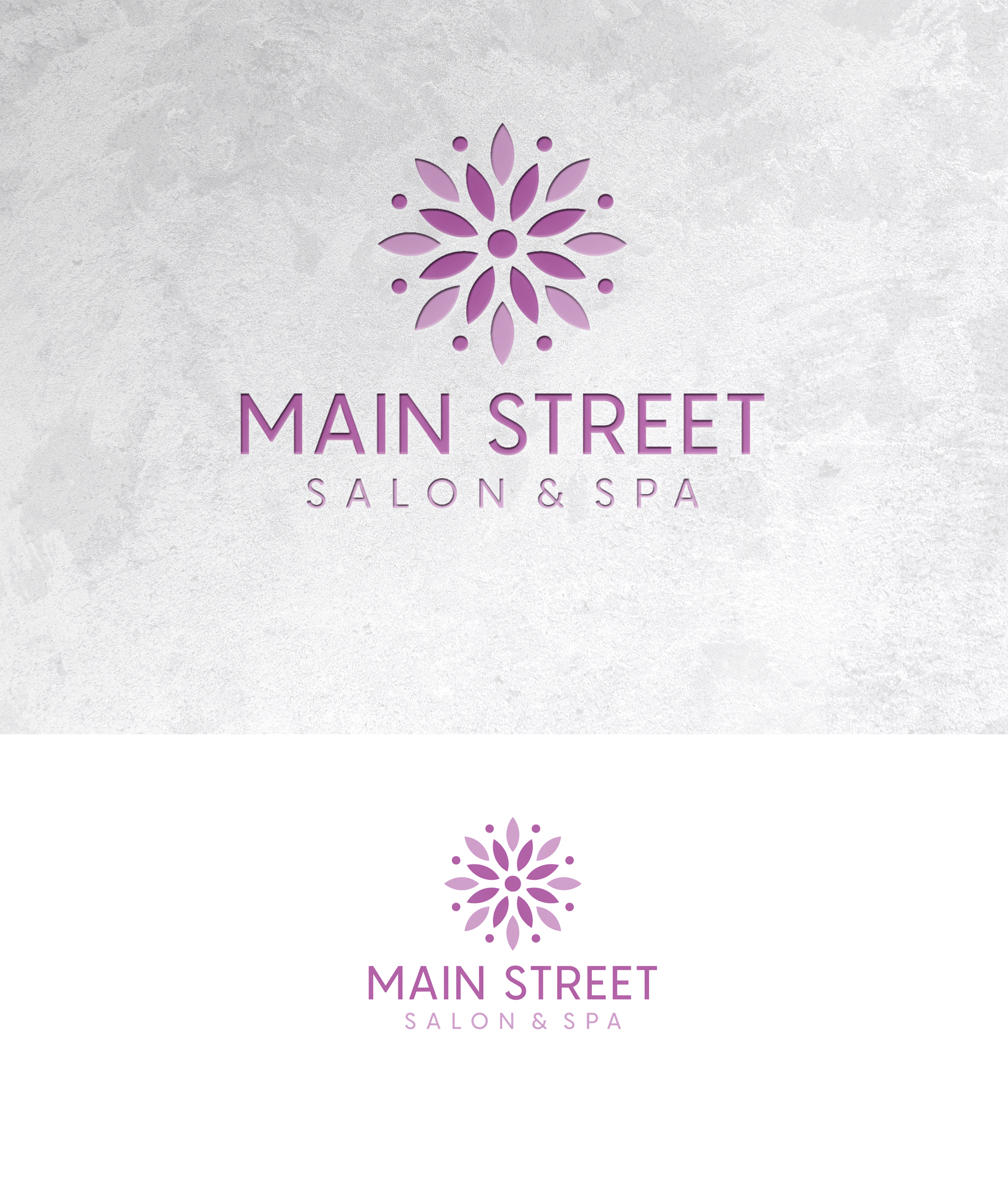 Logo Design by zamdi for Main Street Salon & Spa | Design #37446828