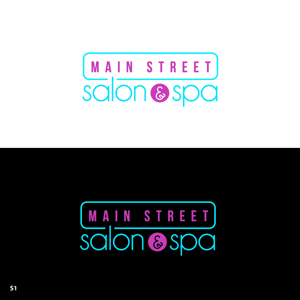 Logo Design by Sujit Banerjee for Main Street Salon & Spa | Design #37442750