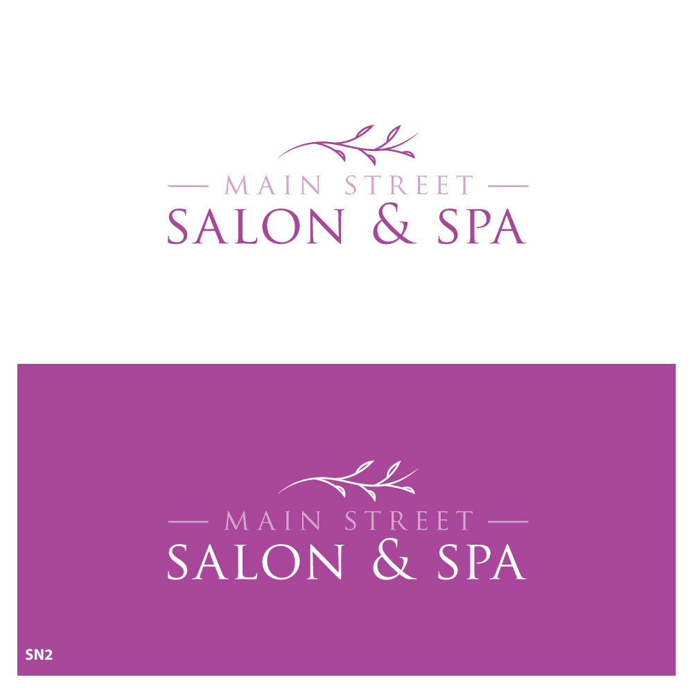 Logo Design by Sujit Banerjee for Main Street Salon & Spa | Design #37442753
