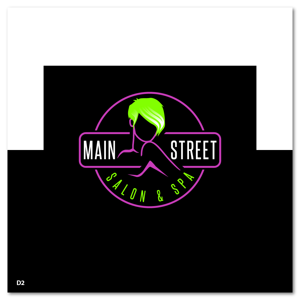 Logo Design by Sujit Banerjee for Main Street Salon & Spa | Design #37442754