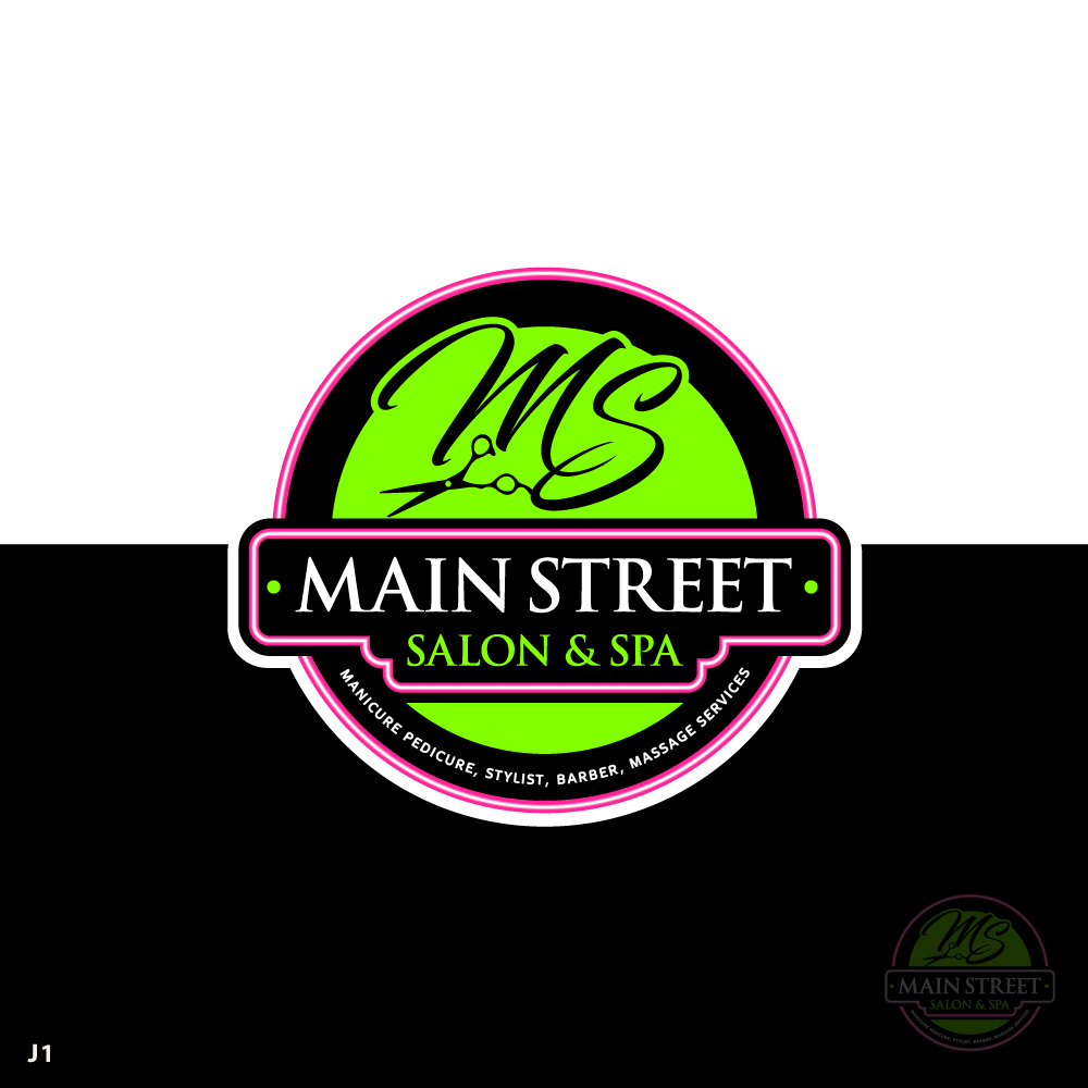 Logo Design by Sujit Banerjee for Main Street Salon & Spa | Design #37442757