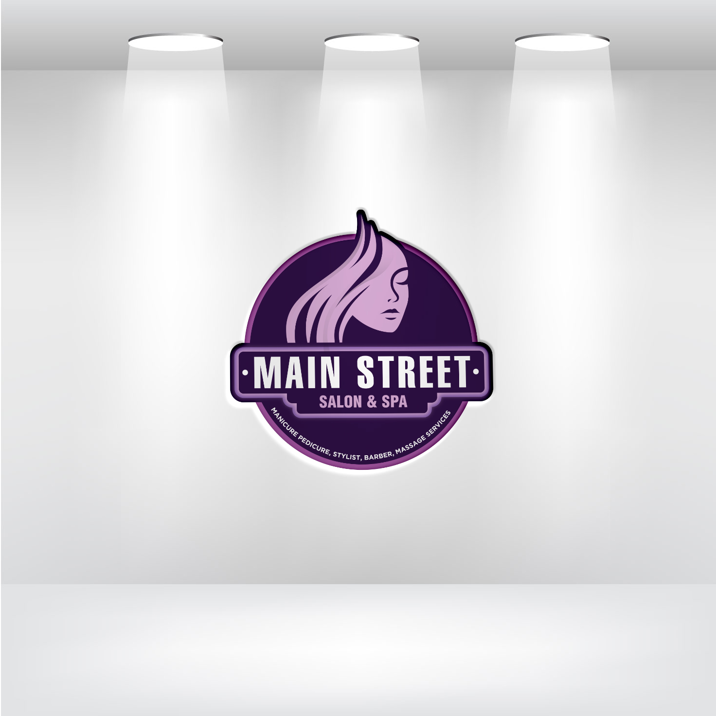 Logo Design by Deziners Zone for Main Street Salon & Spa | Design #37446611