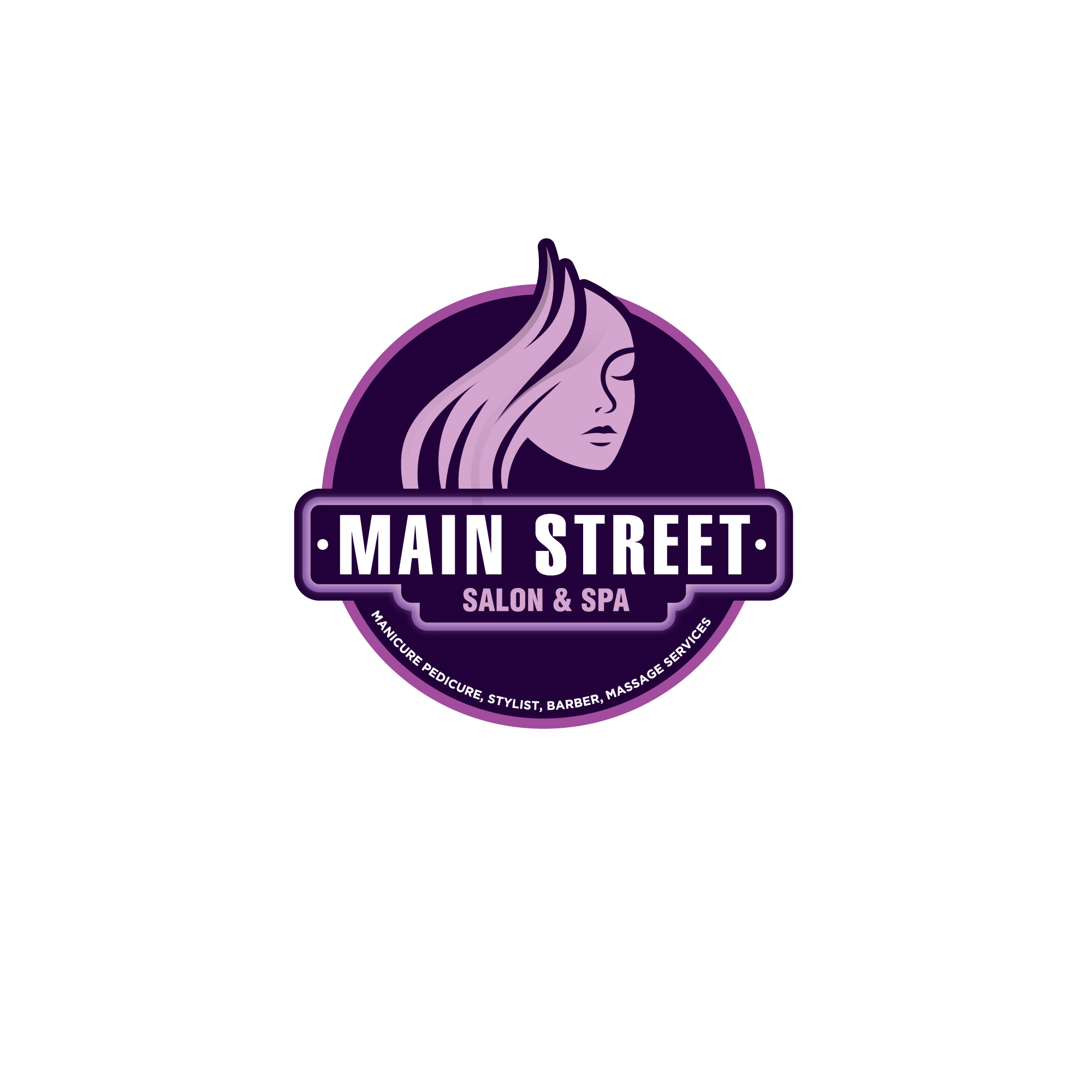 Logo Design by Deziners Zone for Main Street Salon & Spa | Design #37446614