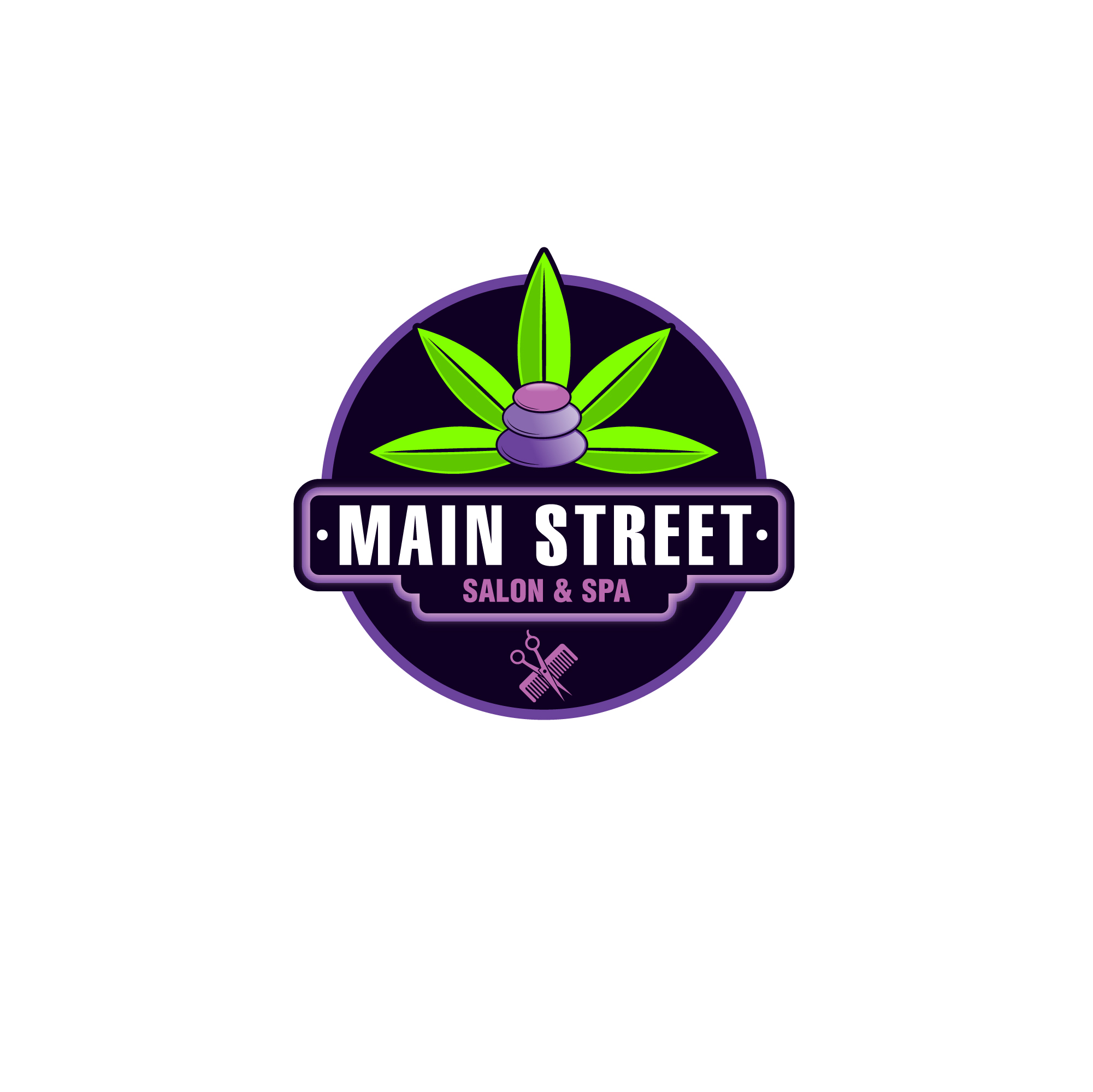 Logo Design by Deziners Zone for Main Street Salon & Spa | Design #37446615