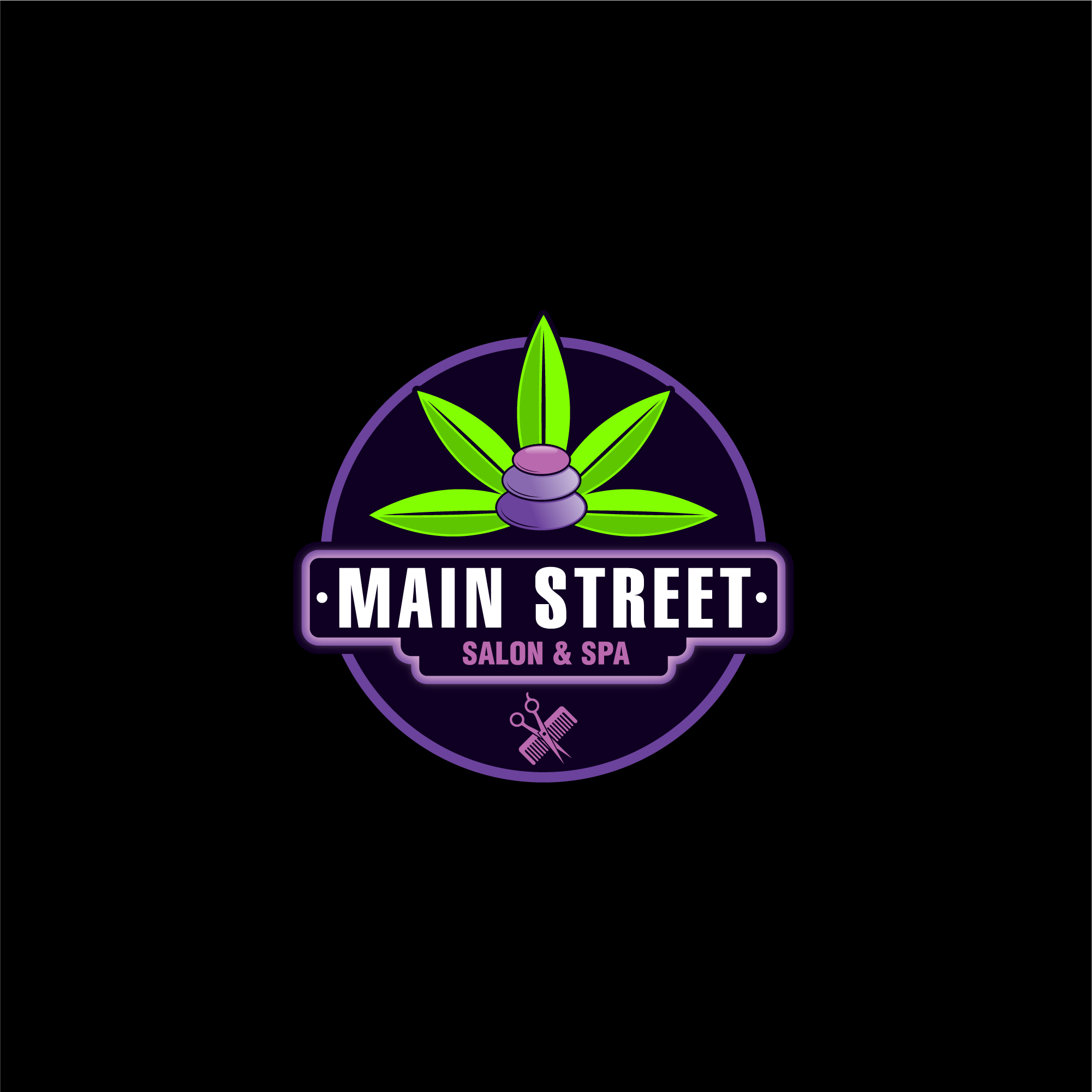 Logo Design by Deziners Zone for Main Street Salon & Spa | Design #37446624
