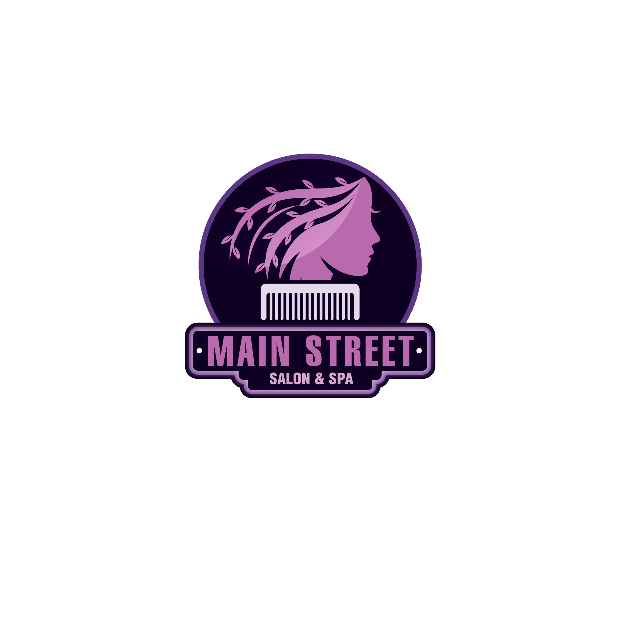 Logo Design by Deziners Zone for Main Street Salon & Spa | Design #37446625