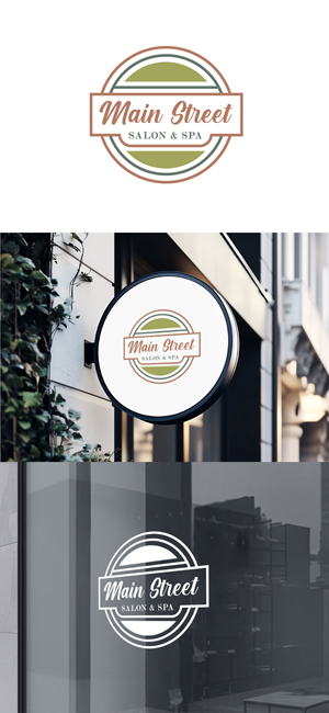 Diseño de Logo por AbhishekkM'24 para Main Street Salon & Spa | Diseño: #37444410