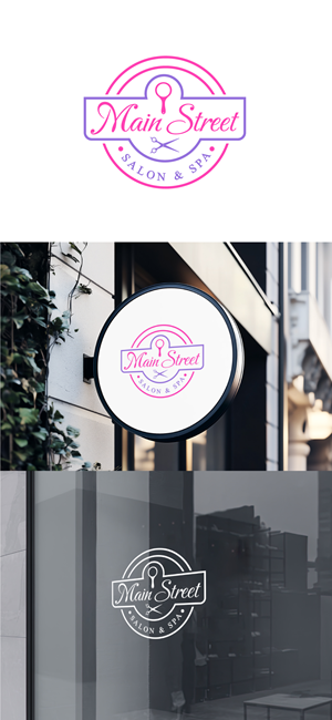 Diseño de Logo por AbhishekkM'24 para Main Street Salon & Spa | Diseño: #37444411