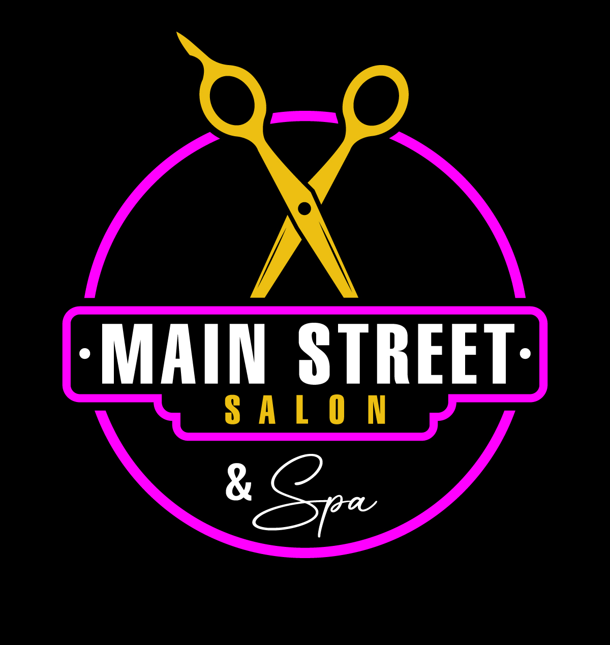 Logo Design by Atec for Main Street Salon & Spa | Design #37442506