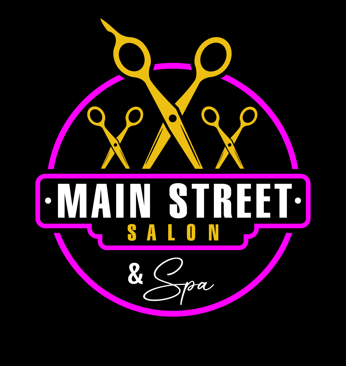 Logo Design by Atec for Main Street Salon & Spa | Design #37443012