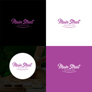 Diseño de Logo por Design Reflector para Main Street Salon & Spa | Diseño: #37444336