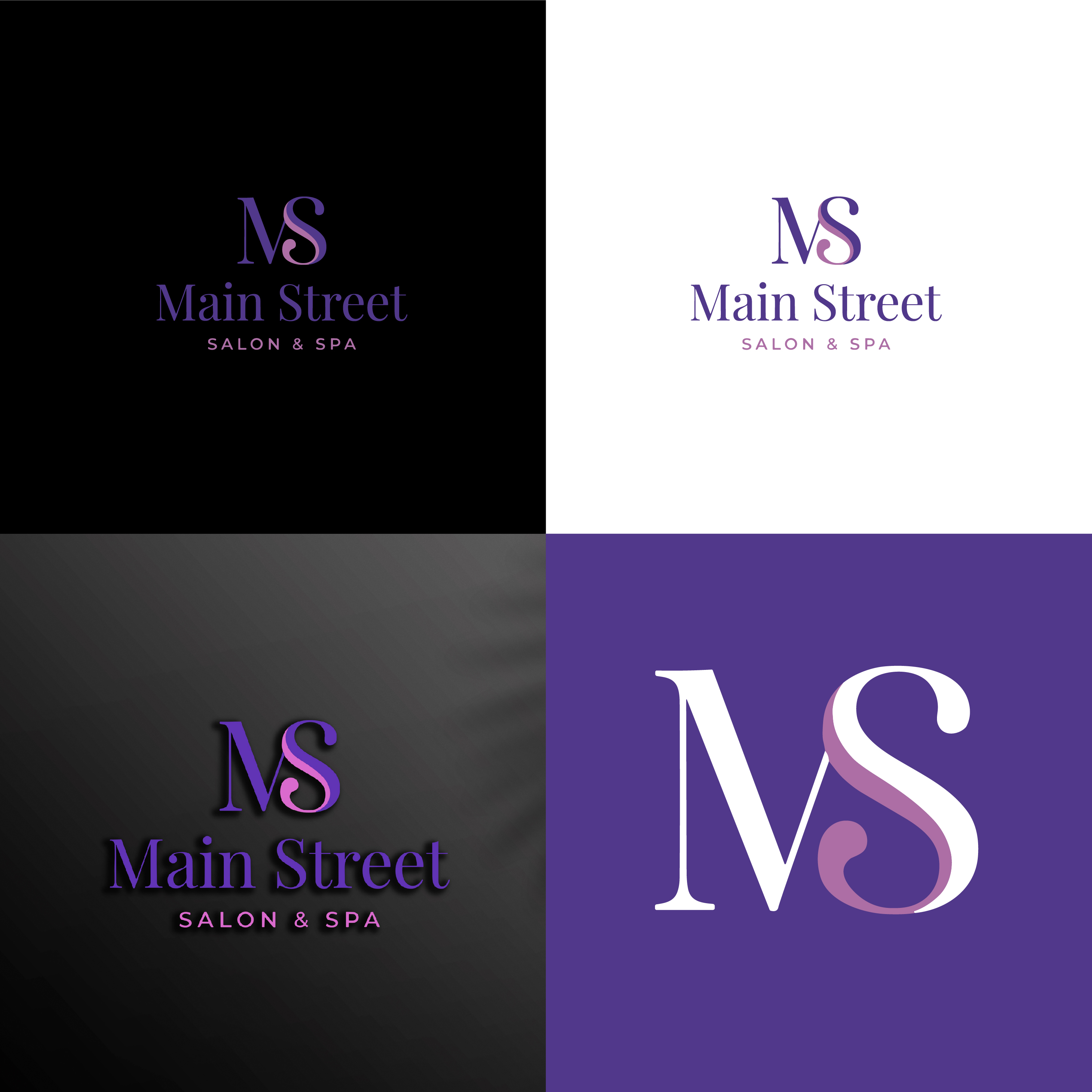 Diseño de Logo por Design Reflector para Main Street Salon & Spa | Diseño #37444337