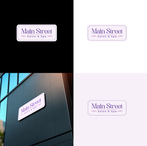 Diseño de Logo por Design Reflector para Main Street Salon & Spa | Diseño: #37444339