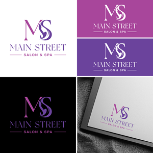 Diseño de Logo por Design Reflector para Main Street Salon & Spa | Diseño: #37445055