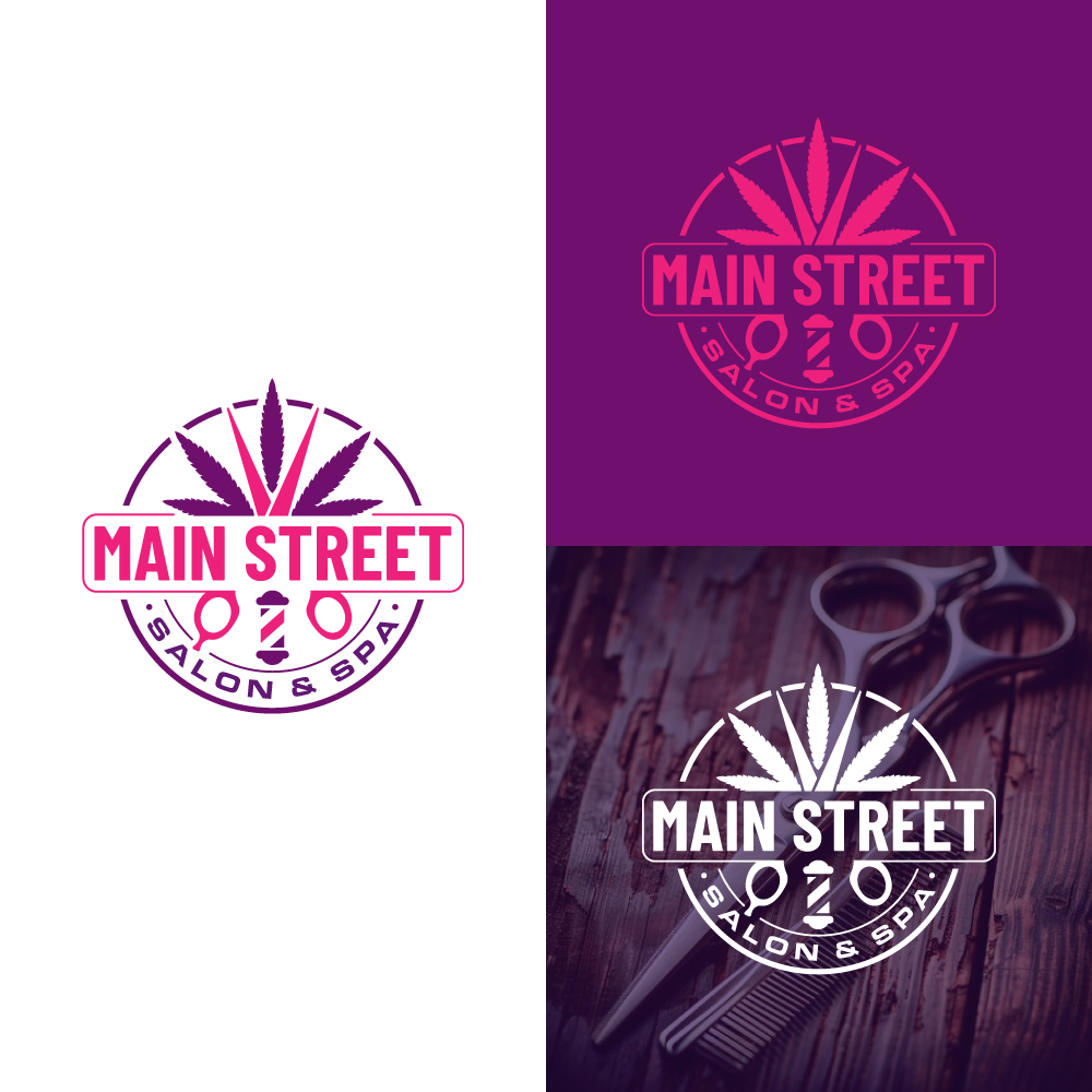 Logo Design by Magic of Art for Main Street Salon & Spa | Design #37445806