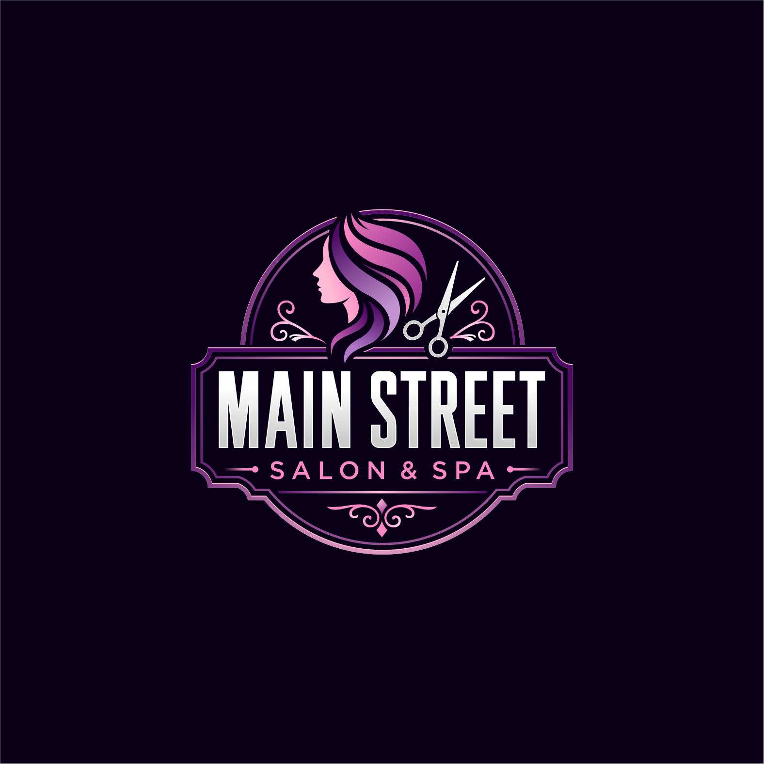 Diseño de Logo por vintana para Main Street Salon & Spa | Diseño #37446258