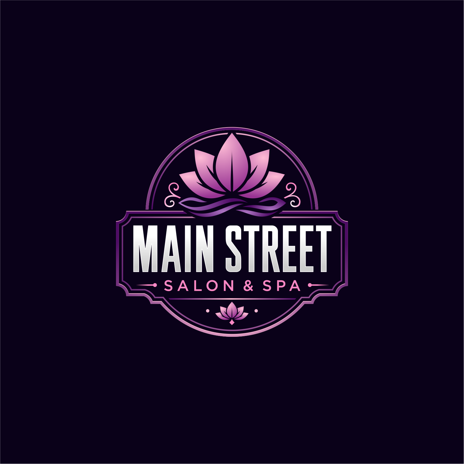 Diseño de Logo por vintana para Main Street Salon & Spa | Diseño #37446262