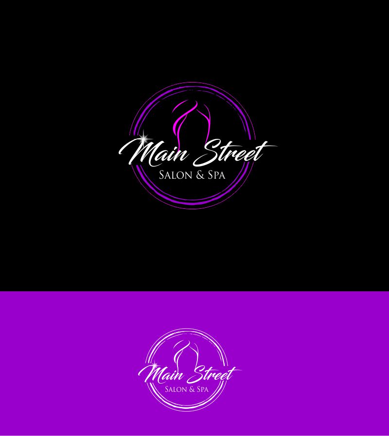 Logo Design by dclawstudio for Main Street Salon & Spa | Design #37447131