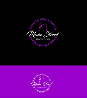 Logo Design by dclawstudio for Main Street Salon & Spa | Design: #37447131