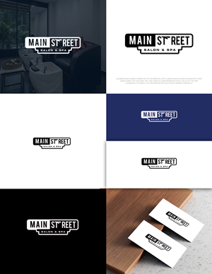 Logo Design by zebronicgraphic for Main Street Salon & Spa | Design: #37443720
