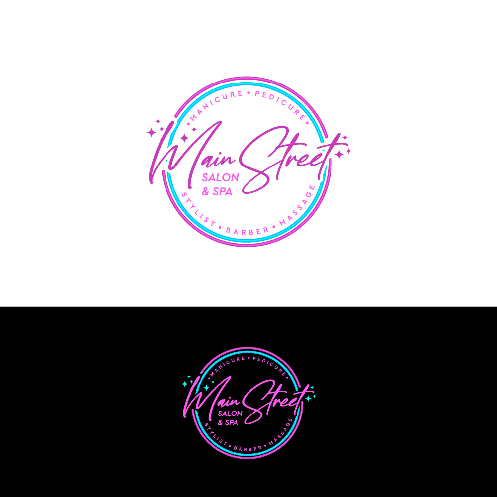 Diseño de Logo por Cactus Designs para Main Street Salon & Spa | Diseño #37443643