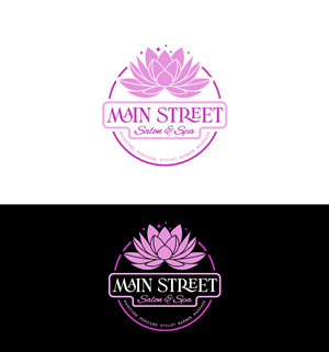 Logo Design by Cactus Designs for Main Street Salon & Spa | Design: #37443786