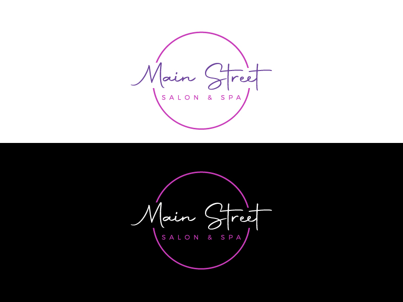 Diseño de Logo por Pro_DesignMaster para Main Street Salon & Spa | Diseño #37441865
