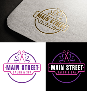 Logo Design by Chanel graphics for Main Street Salon & Spa | Design: #37443487