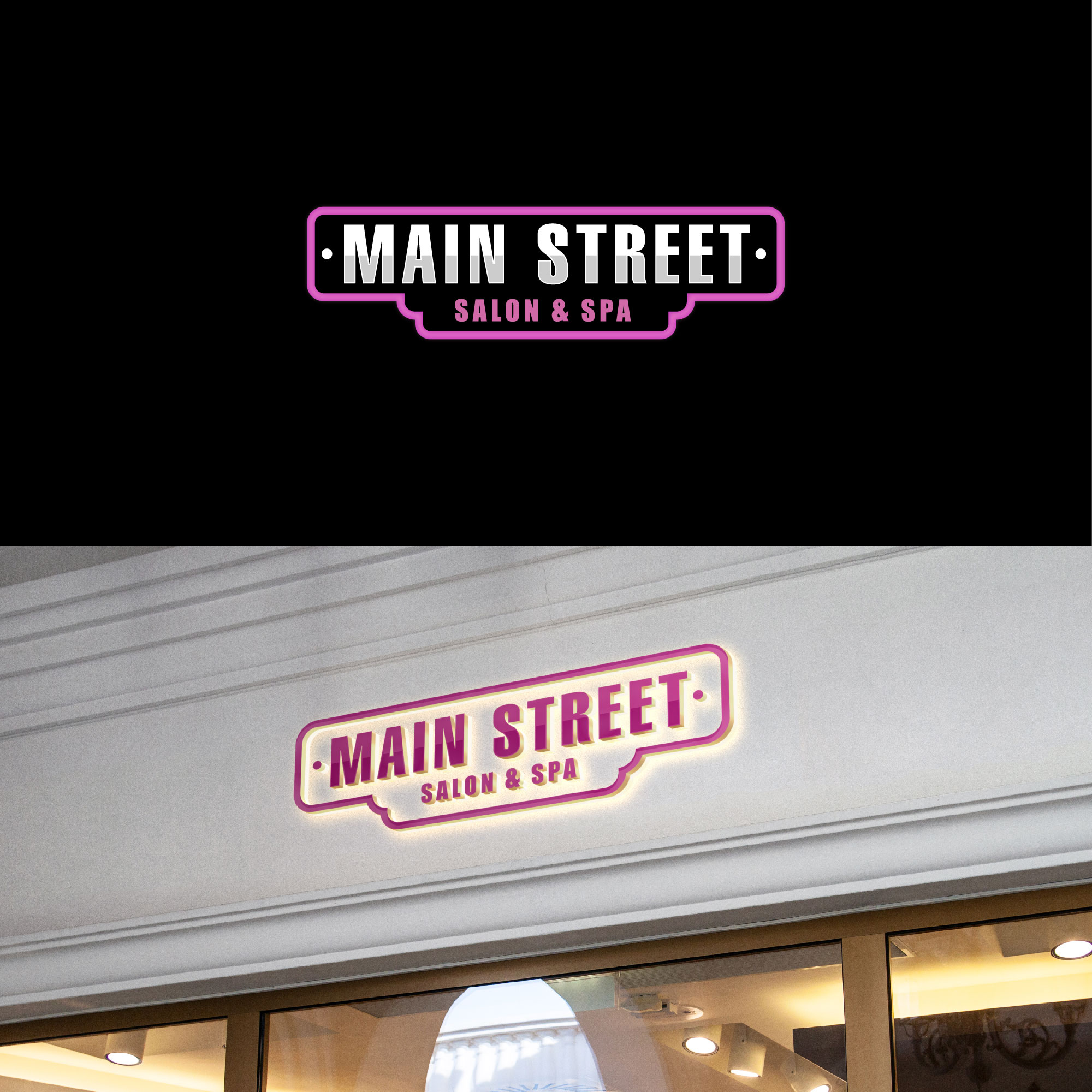 Logo Design by kaushal 05 for Main Street Salon & Spa | Design #37451512