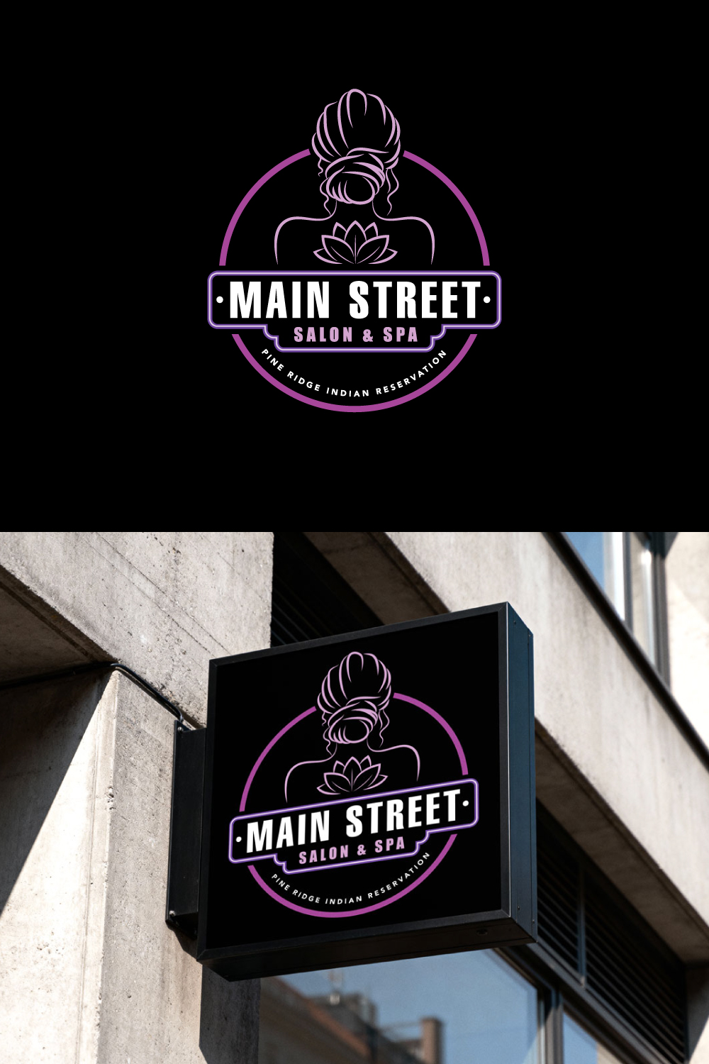 Diseño de Logo por designA78 para Main Street Salon & Spa | Diseño #37442740