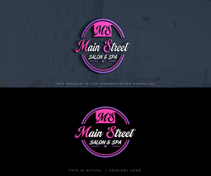 Logo Design by Ansh Design for Main Street Salon & Spa | Design: #37443058