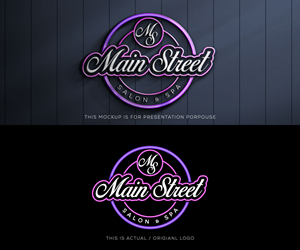 Logo Design by Ansh Design for Main Street Salon & Spa | Design: #37443060