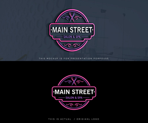 Logo Design by Ansh Design for Main Street Salon & Spa | Design: #37443064