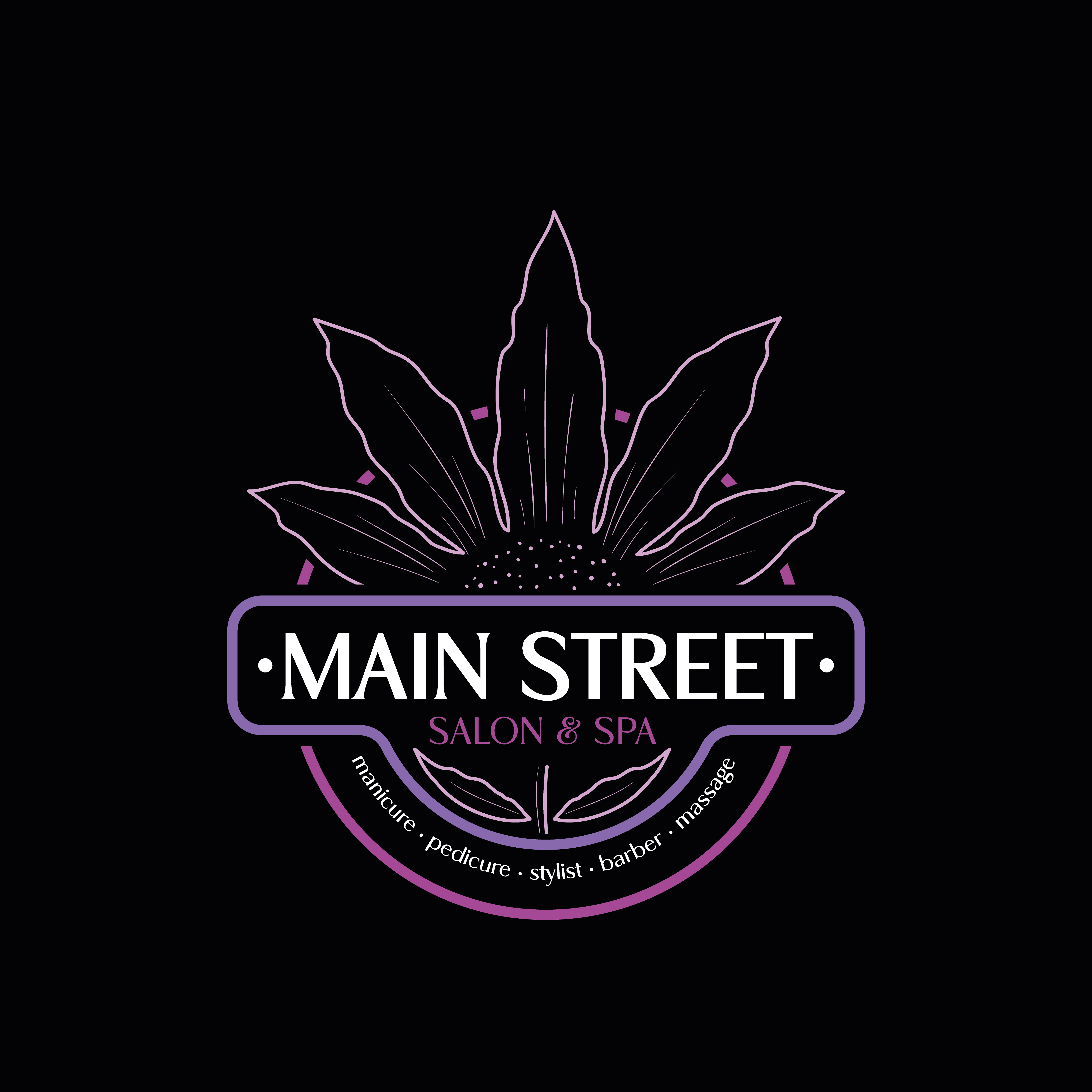 Logo Design by NK-graphicdesigner for Main Street Salon & Spa | Design #37451887