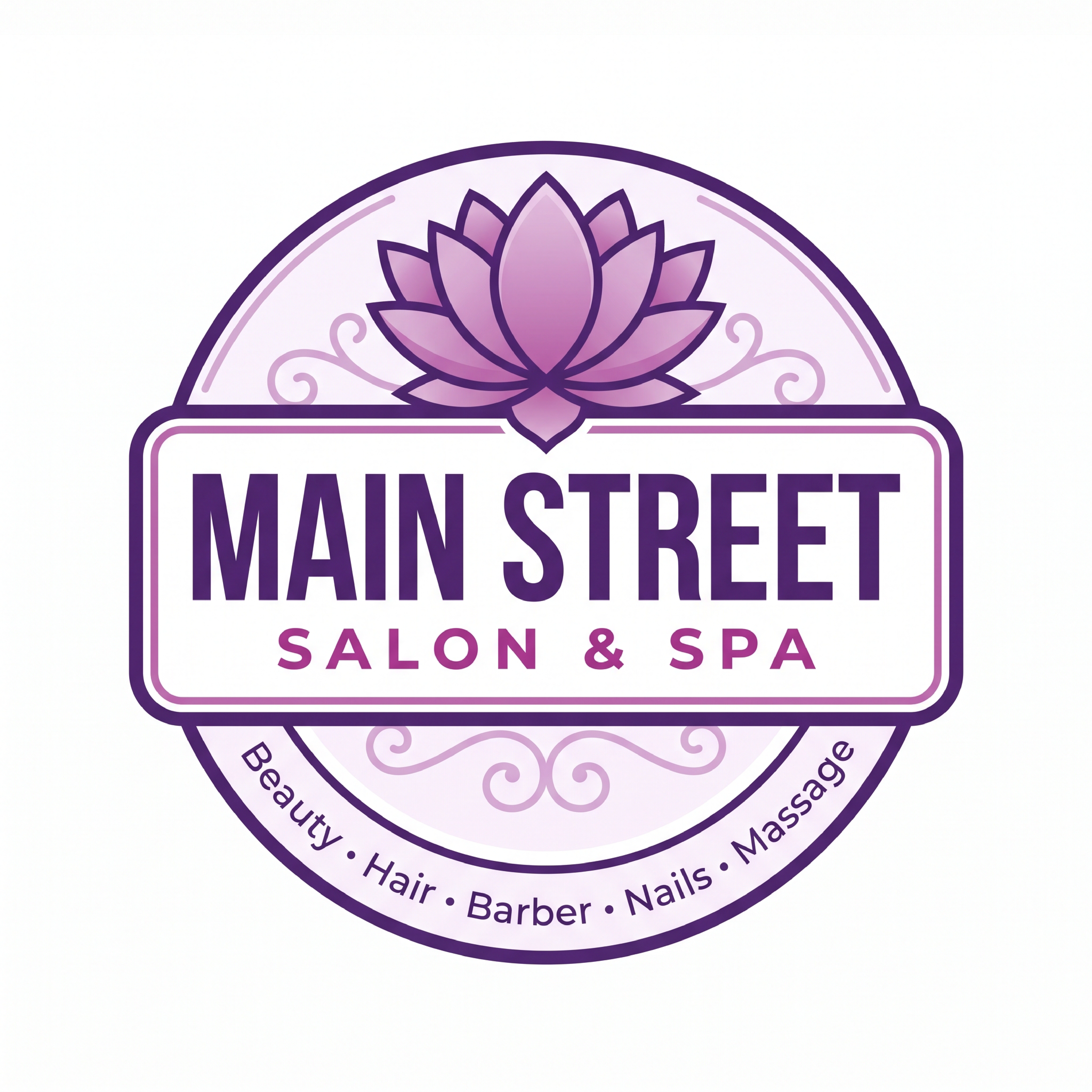 Diseño de Logo por SmitMangukiya para Main Street Salon & Spa | Diseño #37441850