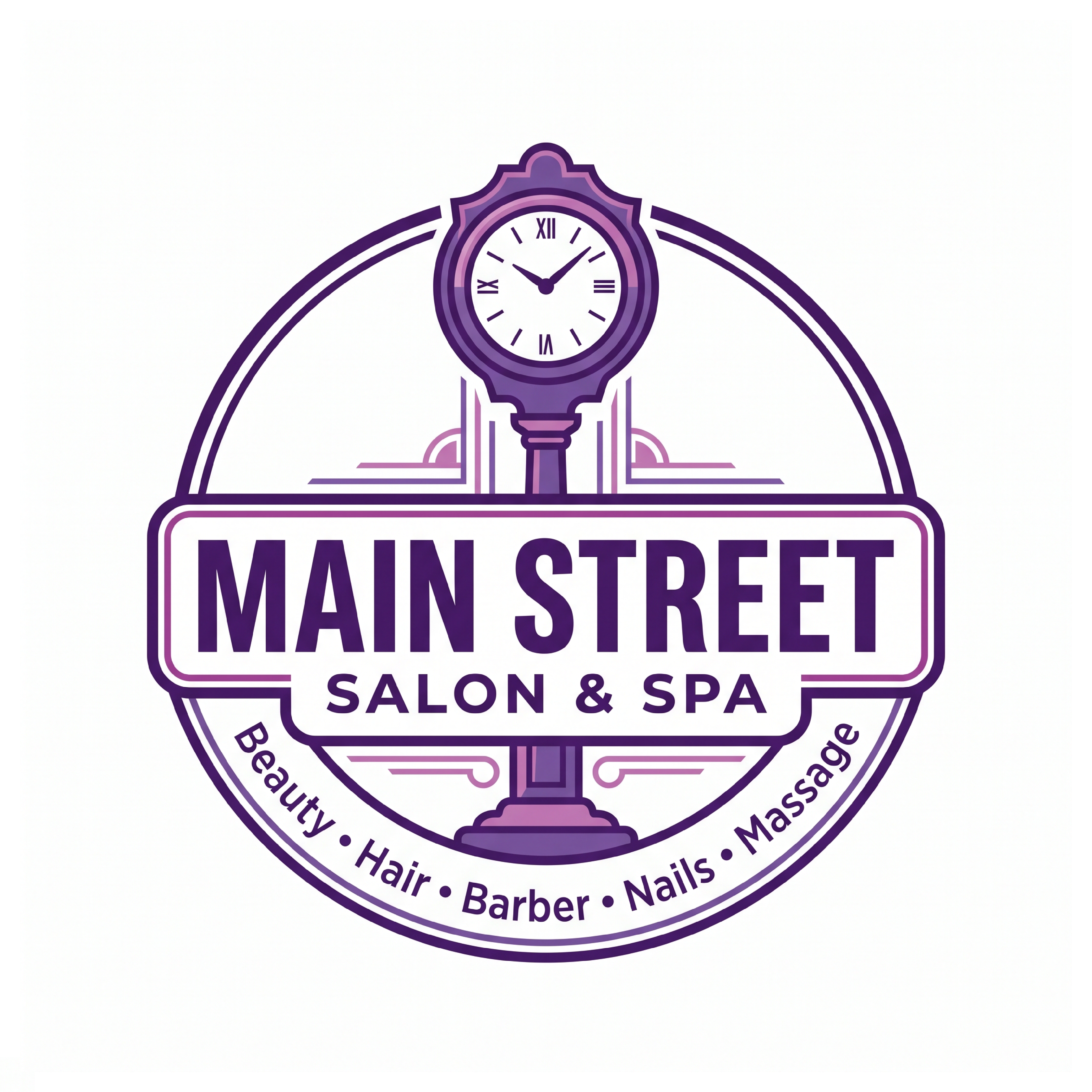 Diseño de Logo por SmitMangukiya para Main Street Salon & Spa | Diseño #37444314