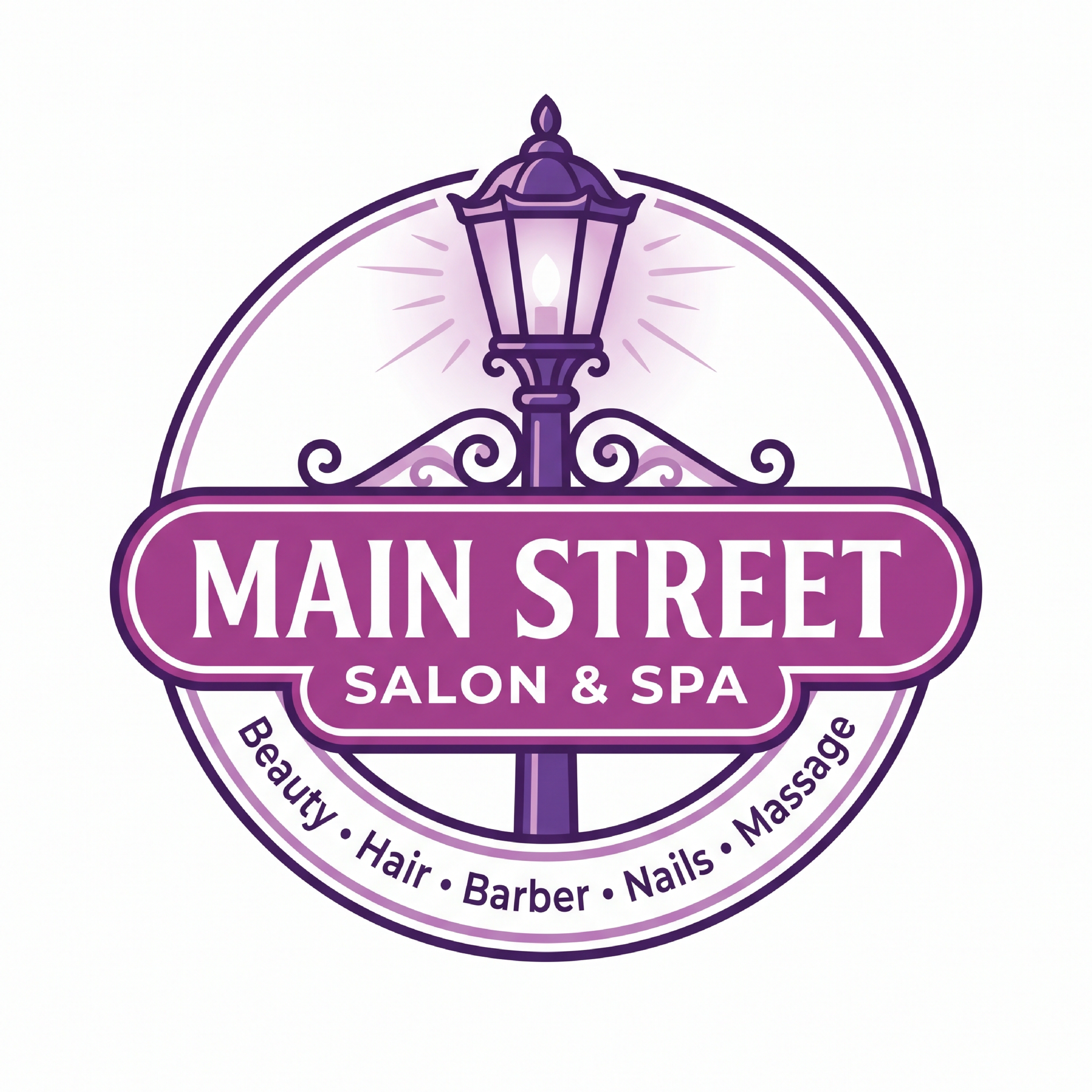 Diseño de Logo por SmitMangukiya para Main Street Salon & Spa | Diseño #37444318