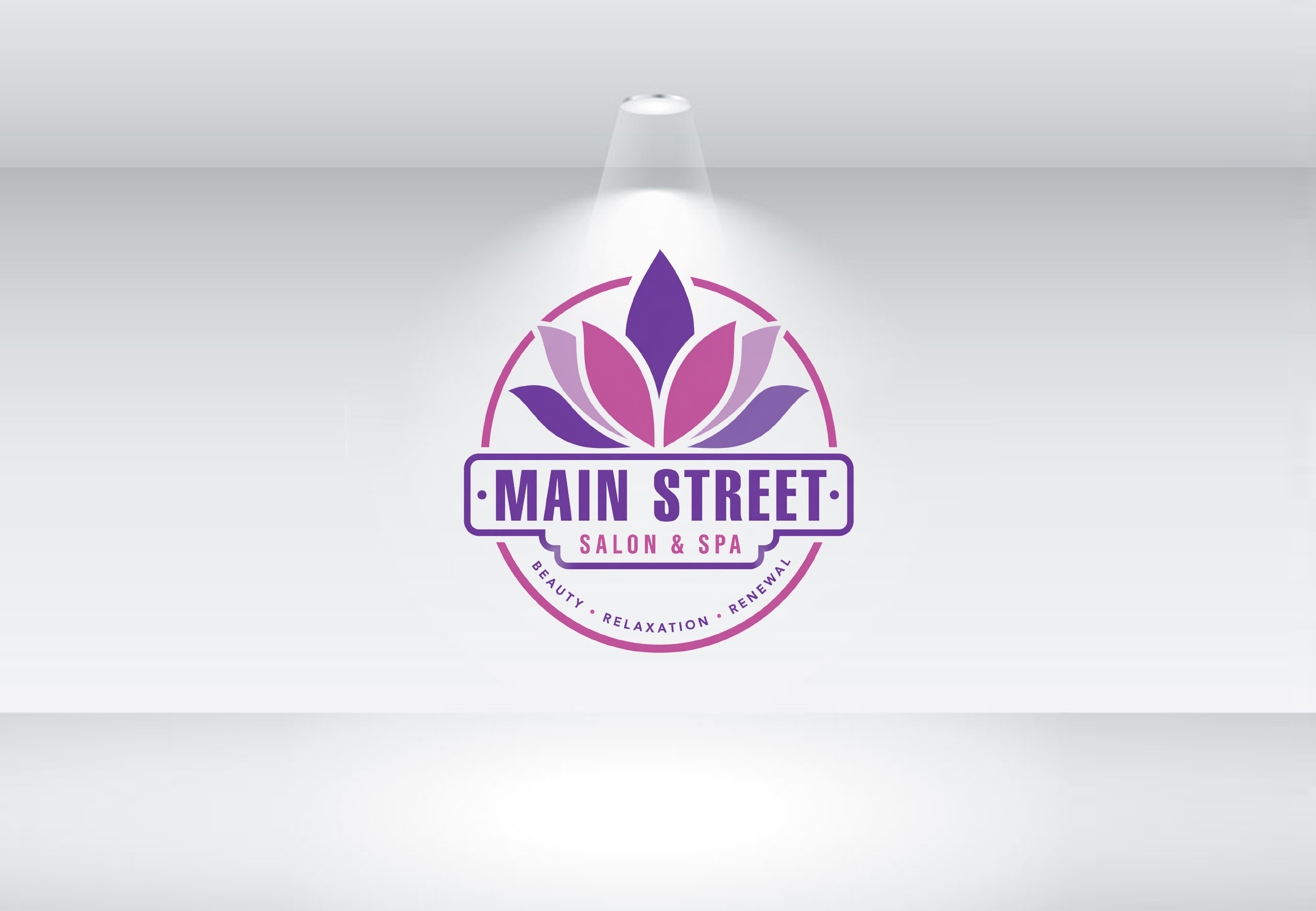 Logo Design by LogoNexa for Main Street Salon & Spa | Design #37442879