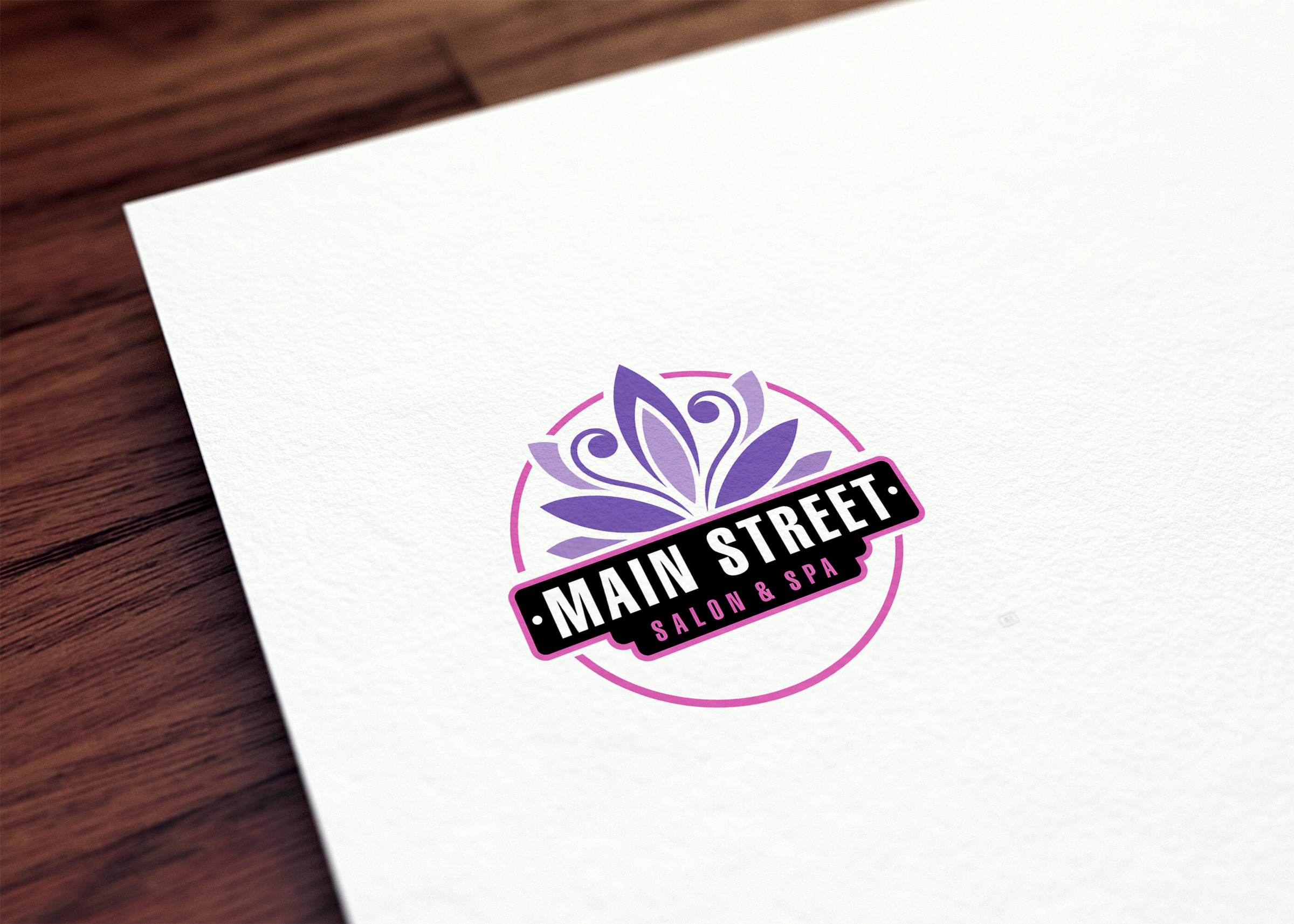 Logo Design by LogoNexa for Main Street Salon & Spa | Design #37442887