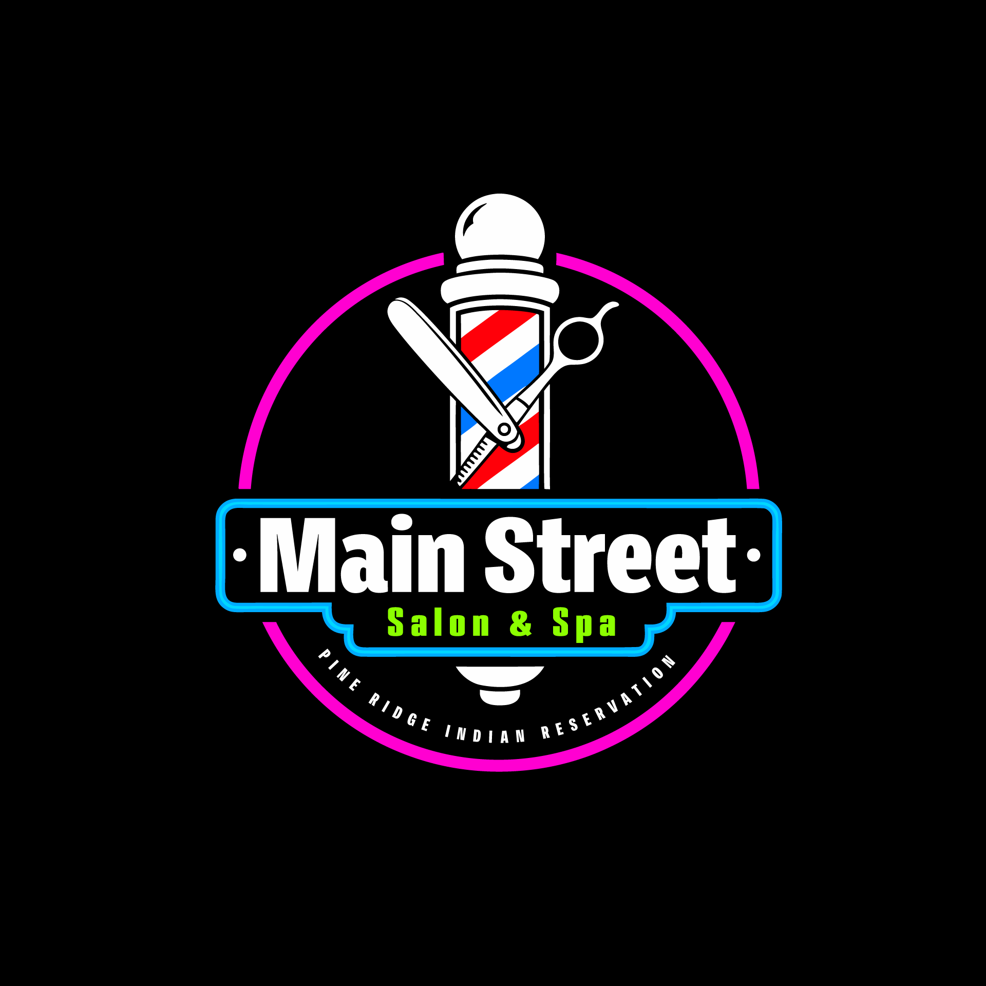 Logo Design by Jburtonux for Main Street Salon & Spa | Design #37443857