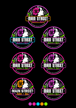 Logo Design by Happy Creatives for Main Street Salon & Spa | Design: #37496030