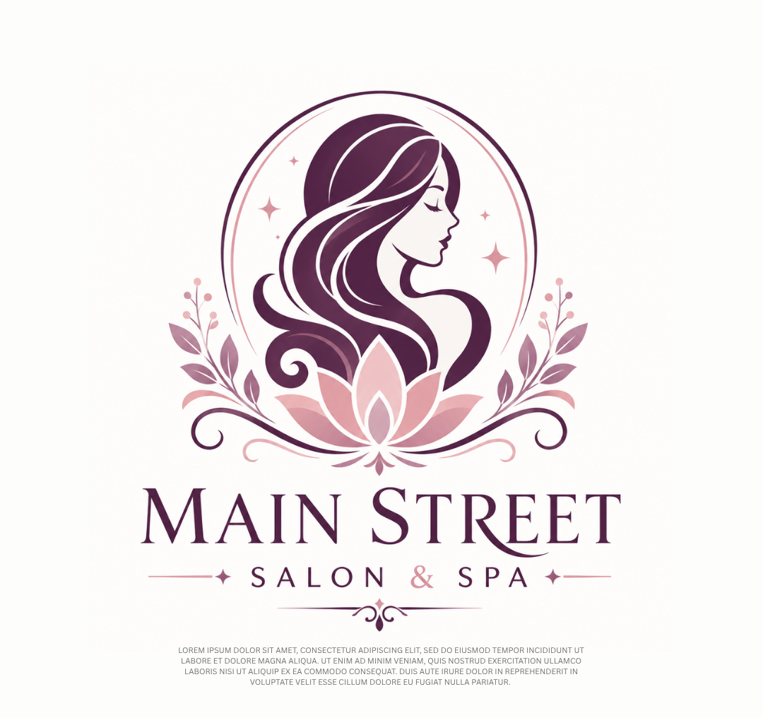 Diseño de Logo por Design92 para Main Street Salon & Spa | Diseño #37463769
