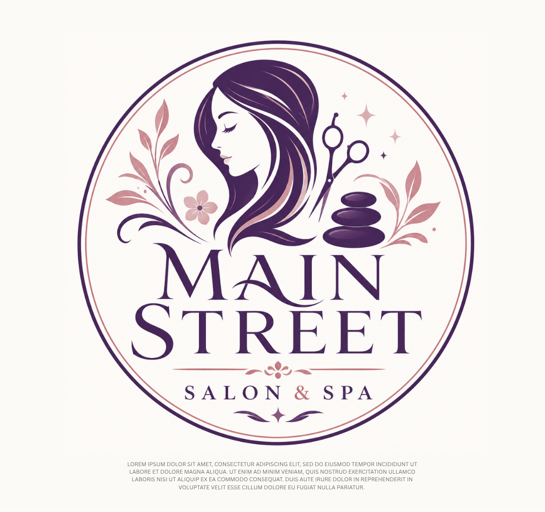 Diseño de Logo por Design92 para Main Street Salon & Spa | Diseño #37463770