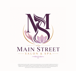 Diseño de Logo por Design92 para Main Street Salon & Spa | Diseño: #37463771