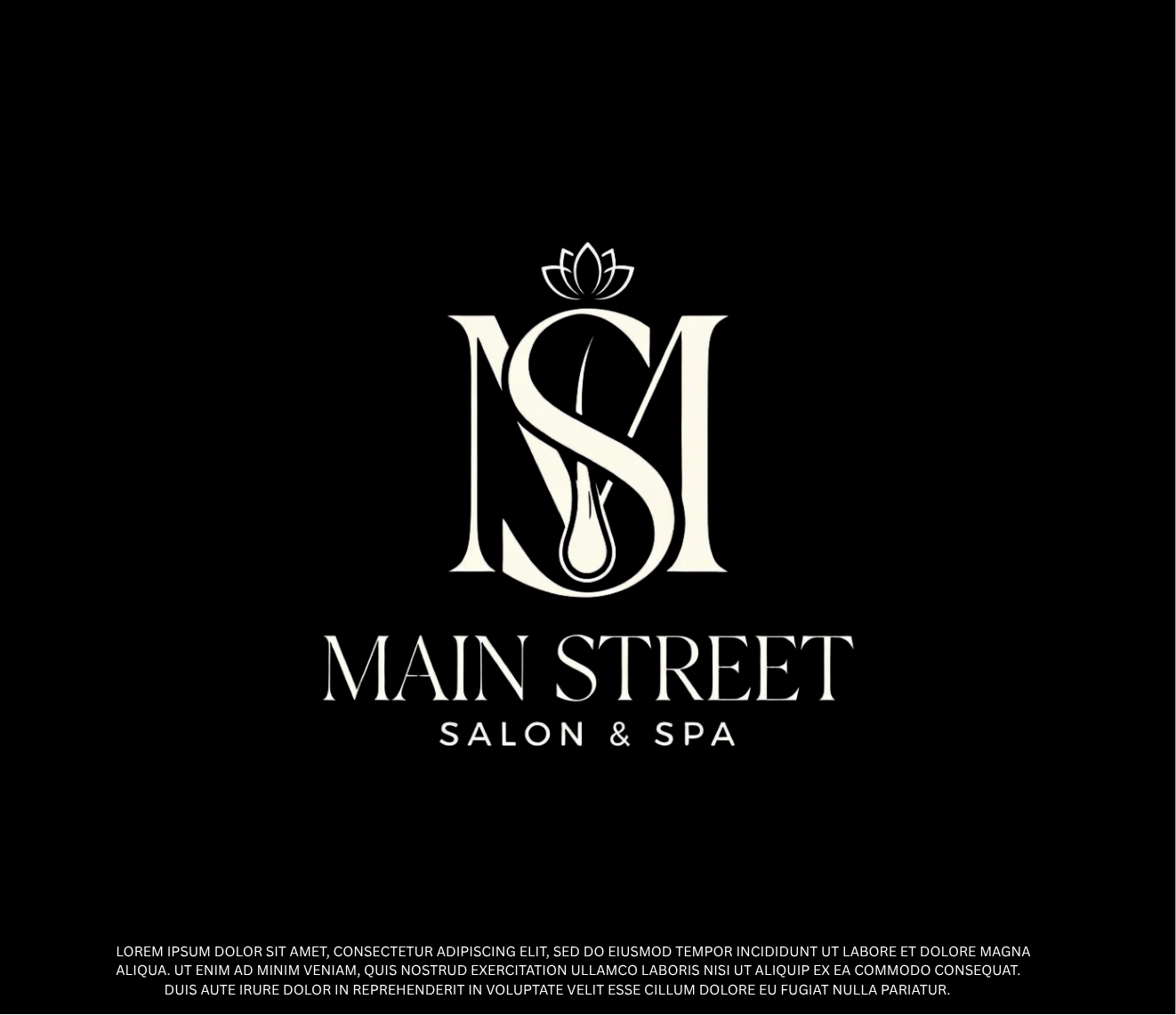 Diseño de Logo por Design92 para Main Street Salon & Spa | Diseño #37464579