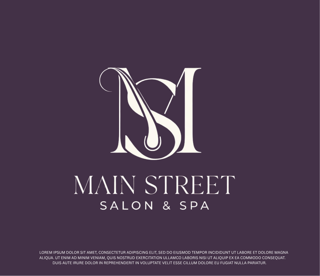 Logo Design by Design92 for Main Street Salon & Spa | Design #37464580