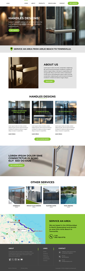 Web Design by MAHABA for Powder Kote Whitsundays | Design: #37442451
