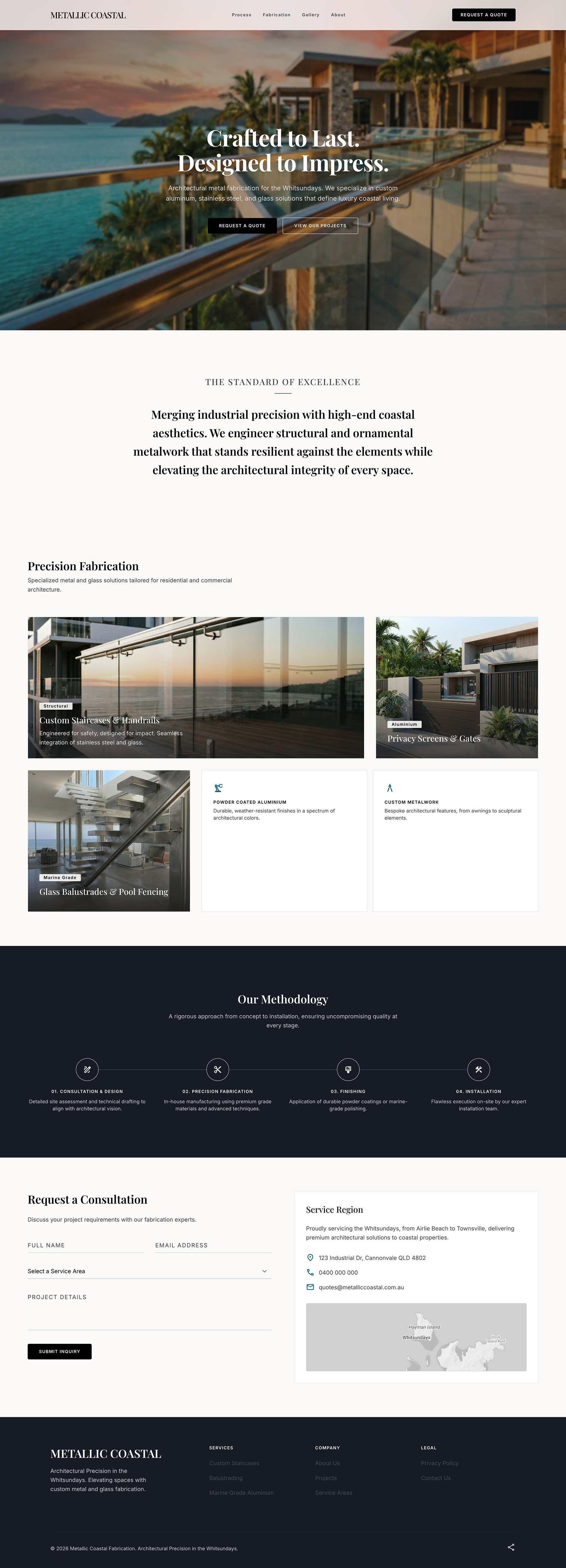 Web Design by Amer Flihan (RBD) for Powder Kote Whitsundays | Design #37452548